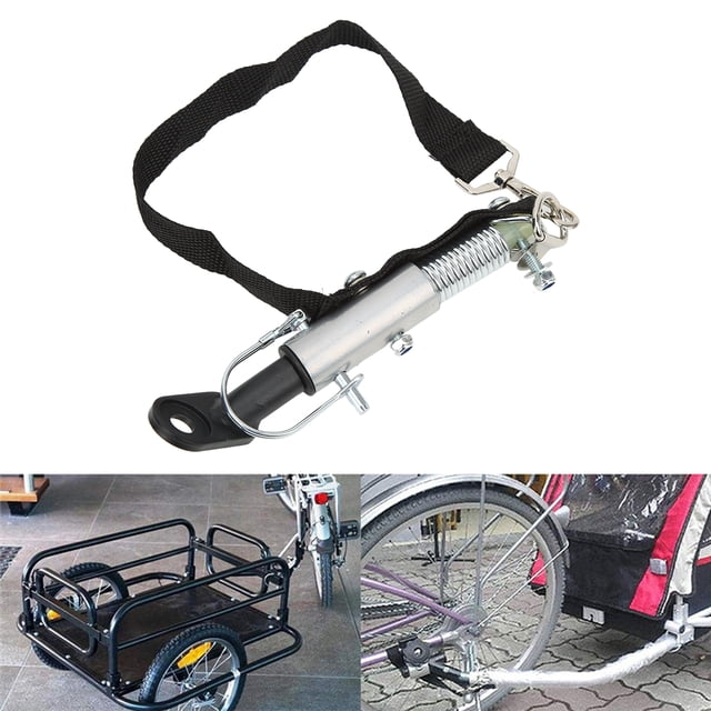 Bike Trailer Hitch, Toolless Installation Metal Easy Stretch Cycling Trailer Coupler Attachment For Electric Bicycle