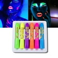 thumbnail image 1 of 6/set Glow In Dark Face Paint Uv Neon Face Paint Crayon Pen—PA, 1 of 5