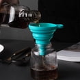 thumbnail image 4 of leyfeng Embudo retráctil, herramienta dispensadora de líquidos de cocina, embudo de aceite de cuello largo de silicona de grado alimenticio, 4 of 8