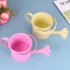 thumbnail image 2 of 2pcs Creative Watering Tin Simple Watering Pot Durable Iron Sprinkling Kettle Portable Can for Garden Home Plants Flower (Beige and Pink), 2 of 3
