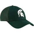 thumbnail image 3 of Men's Top of the World Green Michigan State Spartans Spacer Flex Hat, 3 of 4