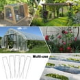 thumbnail image 4 of Estacas de jardín Grapas de paisaje galvanizadas, grapas de césped tipo U para césped artificial, estacas de alfileres de césped a prueba de óxido para asegurar vallas Barrera de malezas,, 4 of 5