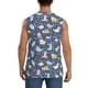 thumbnail image 4 of Balery Cute Baby Animals Camisetas sin mangas para hombre, absorbe la humedad y protege contra el mal olor.-Small, 4 of 7
