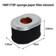 thumbnail image 2 of BTOER 1pc Gasoline Engine Air Filter Element Engine Replacement 168F/170F For Gasoline Engine Parts Air Filter Mini Tiller Engine, 2 of 9