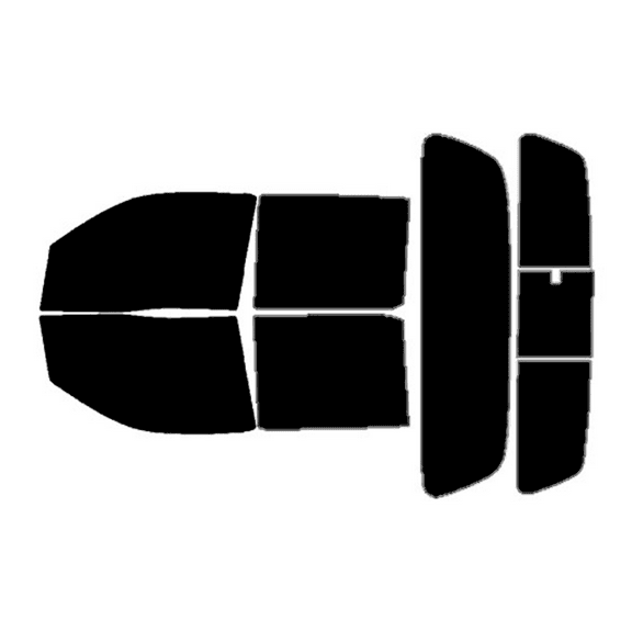 Haiy Co - PreCut 2Ply 05% Window Tint Film Kit For 2022-2025 Nissan Frontier Crew -Side+Rear Window