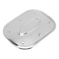 thumbnail image 1 of Tapa de la puerta del tanque de combustible para Buick Envision 2020-2025, cubierta de la tapa de combustible, tipo adhesivo, tono plateado de cromo, ABS, 1 of 1