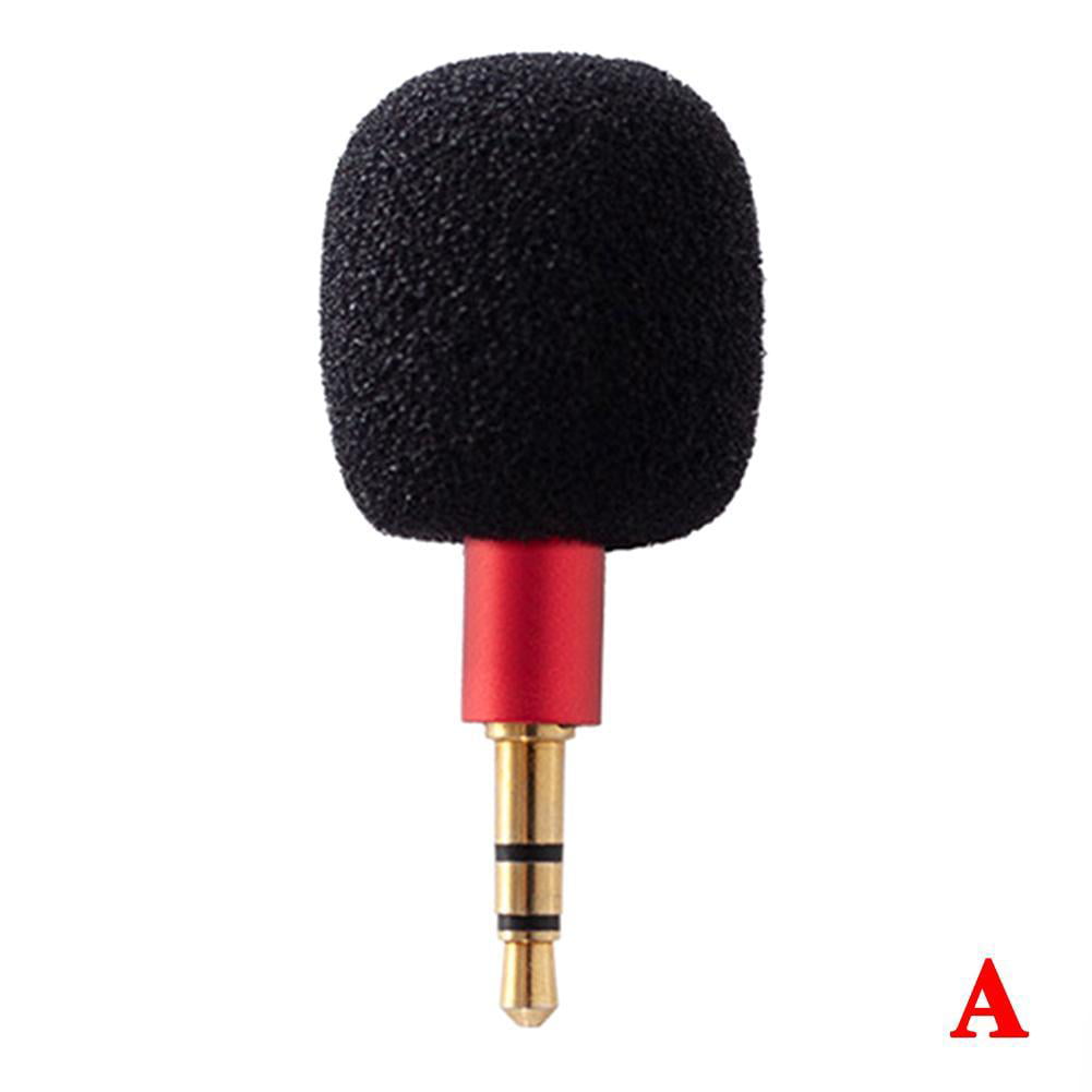 Mini Voice For Recorder Stereo Microphone 3.5mm Jack Plug Mobile Smart Phone 