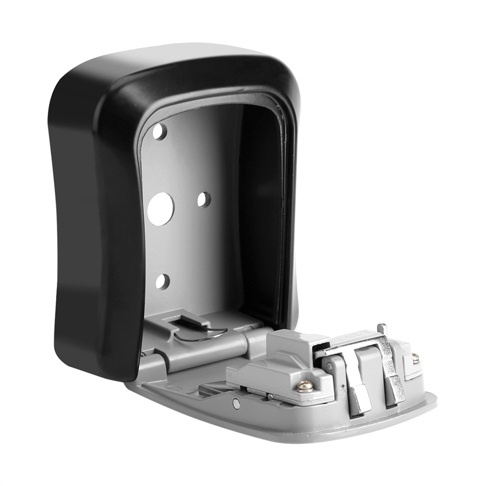 Wall Safe 1pc Key Lock Box Wall Mounted 4 Digit Combination Lockbox ...