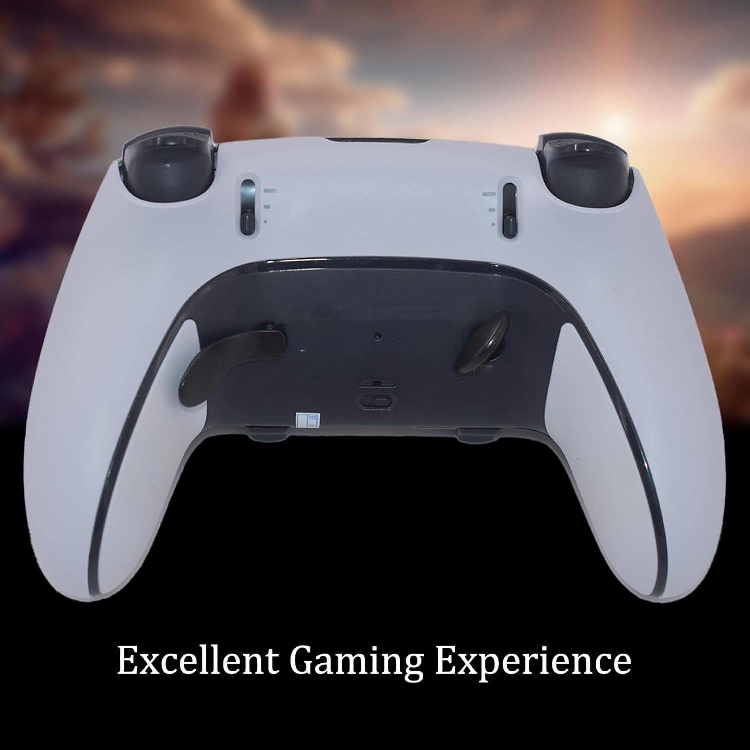 4PCS Metal Back Paddles for PS5 Controller, Paddles Replacement Interchangeable Parts for DualSense Edge Gamepad-Black