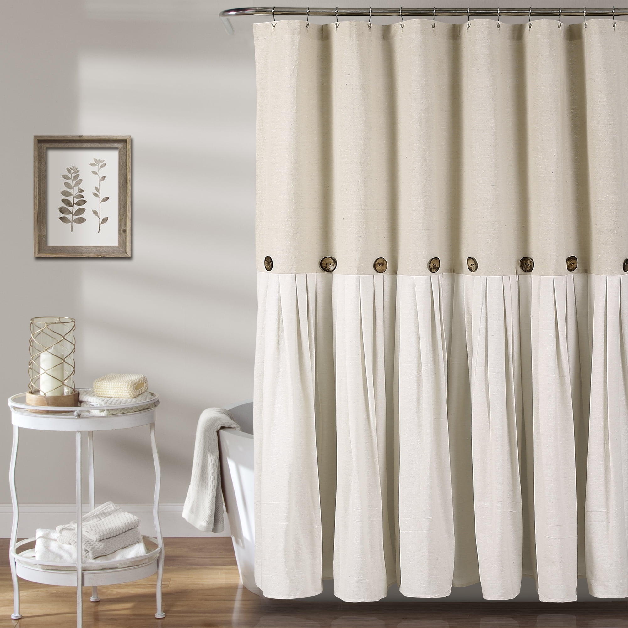 Details about   InterDesign York Hotel Fabric Cotton and Polyester Blend Shower Curtain 72 x 72 