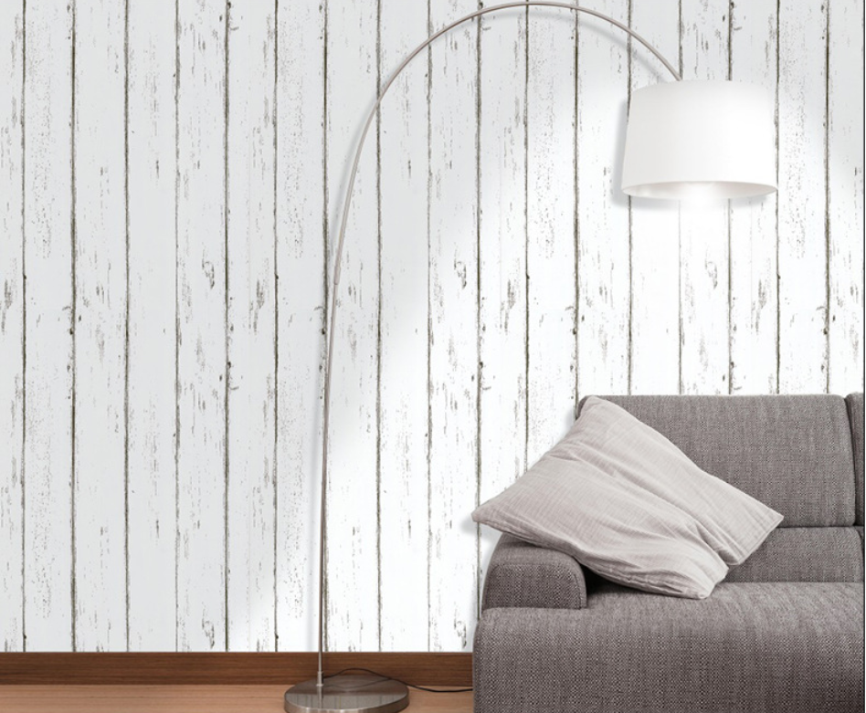 Buy Haokhome Vintage Distressed White Maple Wood Grain Peel And Stick Wall Decor Wallpaper 17 7in X 9 8 Ft Contact Paper Online In Indonesia 990142232