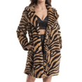 thumbnail image 1 of Gibobby Pantalones de invierno para mujeres Chaqueta de abrigo con solapa Abrigo suelto de longitud media para mujer(Amarillo,XG), 1 of 5