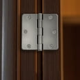 thumbnail image 4 of Design House 3-1/2 in. x 5/8 in. Radius Satin Nickel Door Hinge Value Pack (3 per Pack), 4 of 12