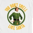 thumbnail image 3 of ELF - Christmas You Don't Smell Like Santa - Men's Short Sleeve Graphic T-Shirt, 3 of 5