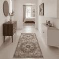 thumbnail image 4 of KUETH Modern 5x7 Area Rugs for Living Room, Non Slip Machine Washable Retro Rugs, Low Pile Chenille Print Rug for Bedroom, Dining Room, Home Office, 4 of 6