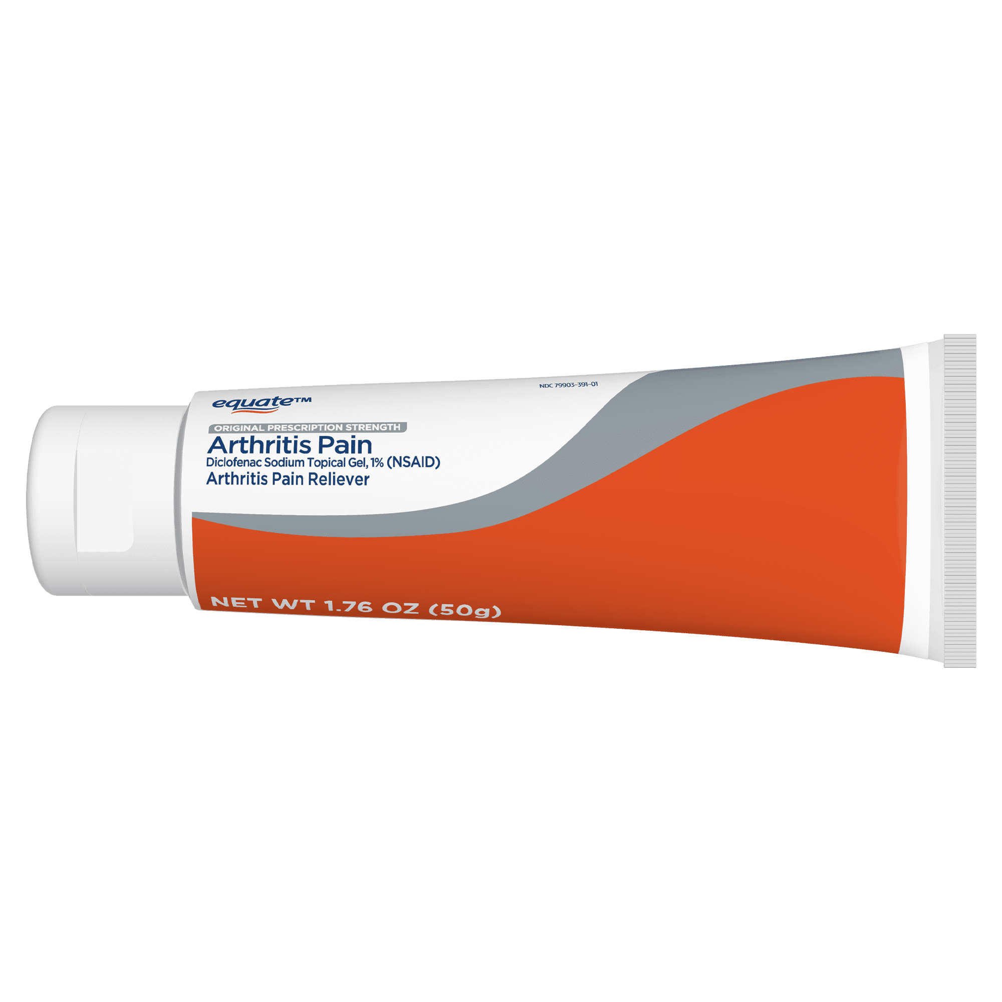 Equate Arthritis Pain Relieving Gel, Diclofenac Sodium Topical Gel, 1 Percent, 1.76 Oz