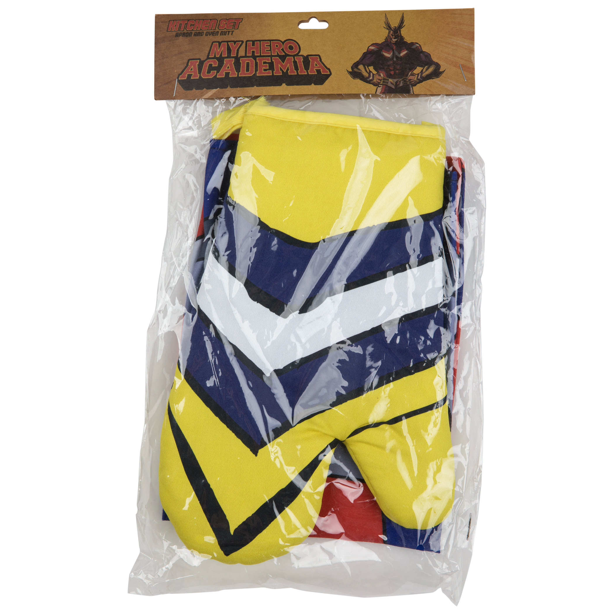 My Hero Academia All Might Cooking Apron and Oven Mitt Set