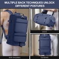 thumbnail image 3 of Gynky Duffle Bag Gym Bags Waterproof Sports Duffel Bags Travel Weekender Bag for Men Women Overnight Bag with Shoes Compartment, 3 of 8