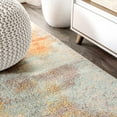 thumbnail image 5 of JONATHAN Y CONTEMPORARY POP 2 x 8 Runner Rug, Modern Abstract Vintage - Cream/Orange, CTP104B-28, 5 of 10