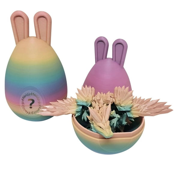 NAOJIE 3d Printed Dragon,Dragon,Dragon Toys,Fidget Toys,3d Printed Toys,3d Printed Dragon Eggs with Dragon Inside,Executive Dragon Fidget Desk Toys for Gifts,Home Office Decor -C