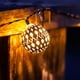 thumbnail image 3 of Guirnalda de luces LED solares marroquíes, guirnalda de luces de hierro forjado huecas, caja de luz a batería, luces para festivales de jardín al aire libre (6,5 metros, 30 luces), 3 of 5