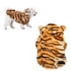 thumbnail image 5 of Abrigo Para Perro, Sudadera Con Capucha Para Perro, Poliéster De Invierno, Cálido, Suave, Disfraz De Halloween, Cómodo Para Interiores ANGGREK Café L, 5 of 8