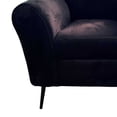 thumbnail image 5 of Sillon Vintage Individual Cómodo Moderno Juvenil Sofas Liso Negro, 5 of 5