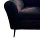 thumbnail image 5 of Sillon Vintage Individual Cómodo Moderno Juvenil Sofas Liso Negro, 5 of 5