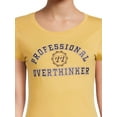 thumbnail image 4 of Professional Overthinker Juniors’ Short Sleeve T-Shirt, 4 of 5