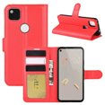 thumbnail image 1 of [PST] Google Pixel 4a Case, Leather Magnetic Card Slot Wallet Folio Flip Case Cover, 1 of 6