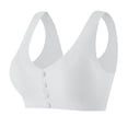 thumbnail image 2 of Sheghy Women Bras Push Up Women's BC Cup Mesh Plaid Plus Size Front Closure Thin Breathable Comfortable Wire-Free Bra,Gray XXXL, 2 of 5