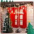 thumbnail image 5 of 10pcs Transparent Icicle Christmas Ornaments - Hollowed-out Mirror Color Pendants, Festive Hanging Decor For Christmas Tree, Window And Shopping Center, Sparkling Holiday Decorative Items, Gold, 5 of 6