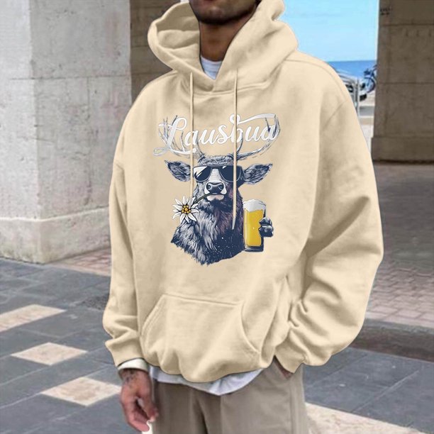WILLBEST Sudaderas Deportivas para Hombre, Sudaderas De Otoño e Invierno De Talla Grande sin Capucha, Sudadera De Moda, Prenda Superior, Sudadera De Cuello Redondo De Gran Tamaño Chica