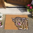 thumbnail image 6 of Yeetfub Indoor Floor Mats for Home Entrance, Funny Doormats for Front Door Cow printed floor mat with hair covering the eyes and protruding small tongue Super Durable Welcome Mat for Front Door, 6 of 6