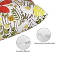 thumbnail image 4 of Eflxamz Cushion Cover Case Flowers and Butterflies Throw Pillow Case Decorative Throw Pillow Cover for Home Sofa Office 20x30 inch, 4 of 5