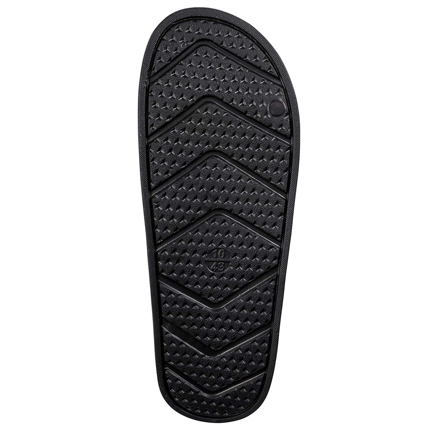 Mens Comfort and Lightwight Flip Flop Slide Sandals Rubber Shower Shoes