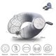 thumbnail image 2 of Life Hall Travel Pillow - Almohada de espuma viscoelástica para el cuello, lujosa, compacta y ligera, paquete rápido para acampar, almohada para dormir (gris) Xemadio OTTO-WX-0005, 2 of 5