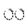 thumbnail image 2 of Herunwer Coral Snake Gothic Hoop Earrings - Halloween Horror Beetle Snake Juice for Women Costume Accessories, 2 of 6