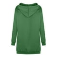 thumbnail image 3 of BSDJILFG Sweatshirt Dress for Women Solid Color Plus Size T-Shirt Women Long Sleeve Pocket Pullover Hoodie Dress Waist Sweatshirt Tops Loungewear ,S-3XL, 3 of 6
