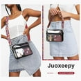 thumbnail image 6 of Kukuzhu Clear Bag Stadium Approved Clear Purse Concert Stadium Clear Crossbody Purse PVC Clear Shoulder Bag Sports, 6 of 6