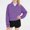 C Purple, variant on DJDLJWCJ Girls Pullover Sweatshirt 5-14 Quarter Zip Stand Collar Kids Sweatshirts Loose Fit Casual Sweatshirts with Pocket White Size 13