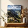 thumbnail image 6 of Mountain Lake Landscape Canvas Print Wall Art for Living Room Bedroom Dining Room Office Hallway Den Decor, 6 of 8