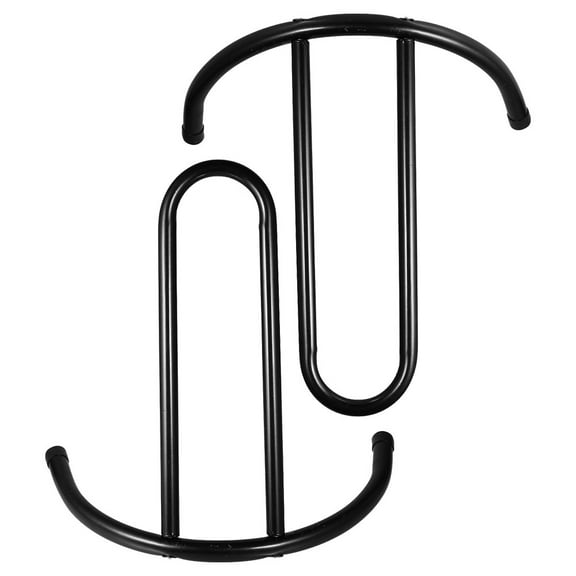 TEHAUX Stable Bike Holder Stand, Detachable Iron Scooter Rack for Bikes, 2 Pieces and Easy to Use