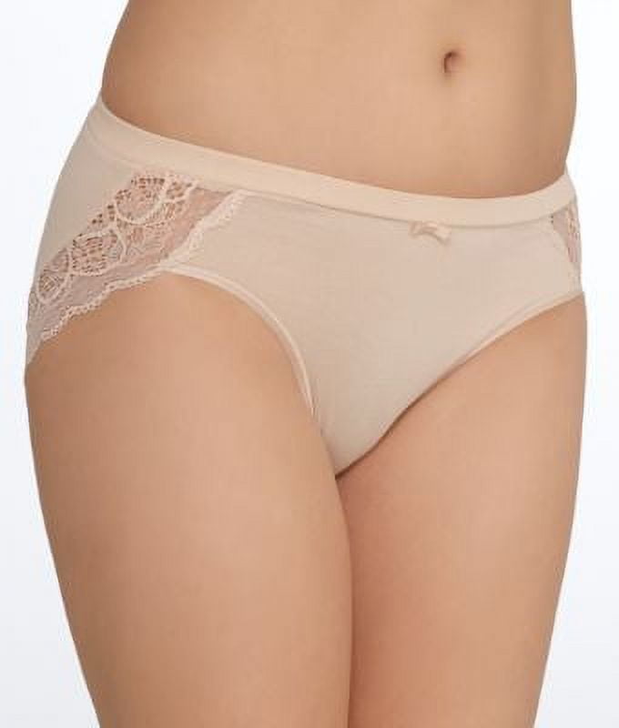 Bali Women's Cotton Desire W/ Lace Hipster, Champagne Shimmer, 6 :  : Clothing, Shoes & Accessories