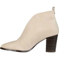 thumbnail image 3 of Journee Collection Womens Bellamy Embossed Pointed Toe Booties, 3 of 6