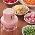 thumbnail image 4 of Picadora de alimentos inalámbrica, picadora de verduras con recipiente, procesador de alimentos para bebés de 100 ml, 4 of 5