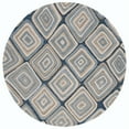 thumbnail image 4 of SAFAVIEH Aspen Dulcibella Geometric Striped Wool Area Rug, Orange/Fuchsia, 6' x 6' Round, 4 of 5