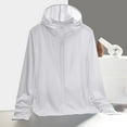 thumbnail image 2 of 50% Off Clear! Sun Protection Clothing Women's Summer Lightweight Reflective Solid Color Breathable Hooded Sunscreen Clothing, 2 of 3