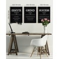 thumbnail image 3 of Black Inspirational Wall Art Sayings for Wall Decor 12x16in3pcs Motivational Wall Decor Positive Affirmations Quotes Canvas Prints for Living Room Office, 3 of 6