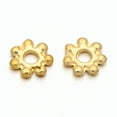thumbnail image 2 of Light Gold Plated Alloy Daisy Spacer Beads Golden 4.5x1mm Hole: 1mm DIY, 2 of 2